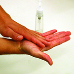 Photo of person rubbing their hands