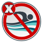 Beach status is currently Closed