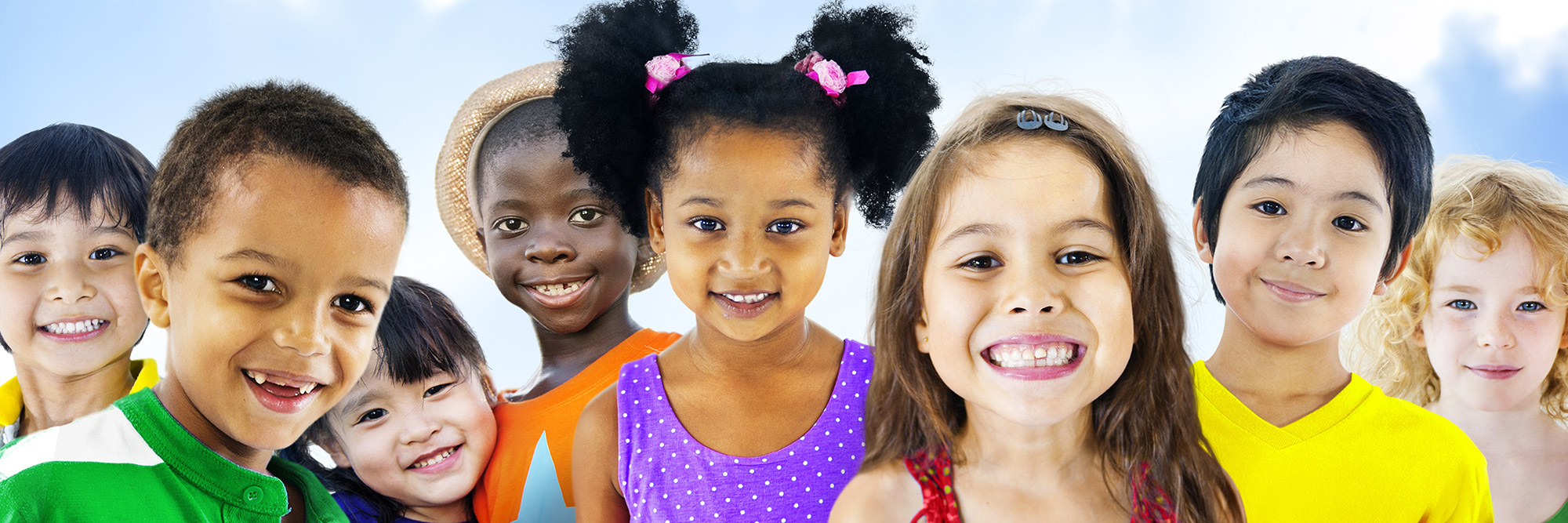Photo of children smiling