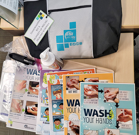 Photo of handwashing kit