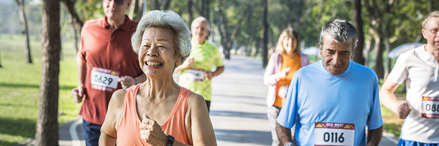 seniors running 