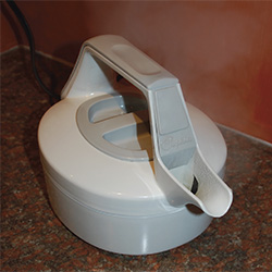 Photo of steaming kettle